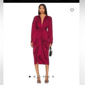 Steve Madden Shula dress in wine
